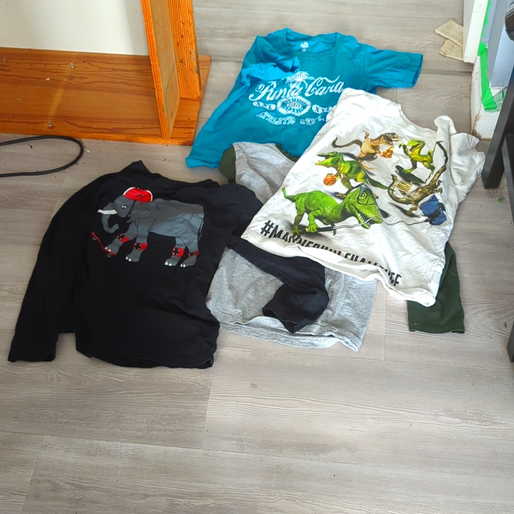Boys bundle of long and short sleeve shirts